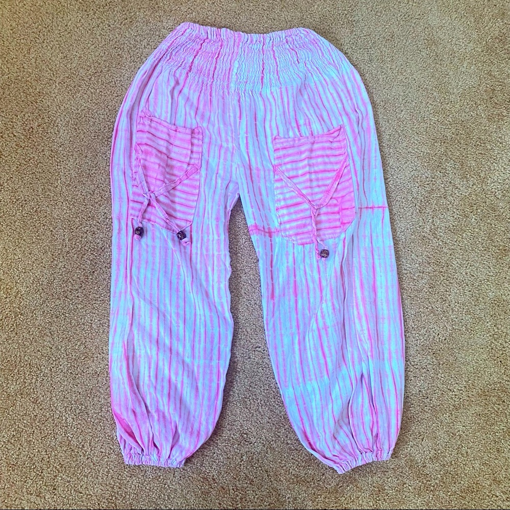 Stretchy waist HAREM pants
